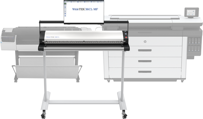 Leistungsstarkes, hochwertiges MFP-System zum Scannen, Kopieren und Archivieren von Dokumenten mit jedem HP DesignJet und PageWide Drucker.