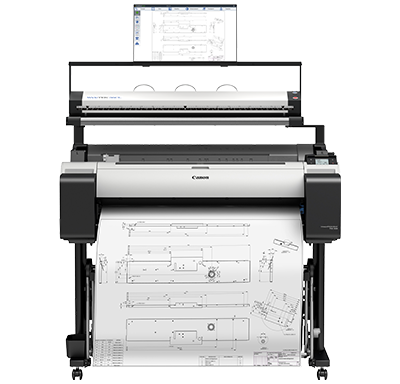 Powerful, high quality MFP system to scan, copy and archive documents with the Canon TM-300 Printer Series.